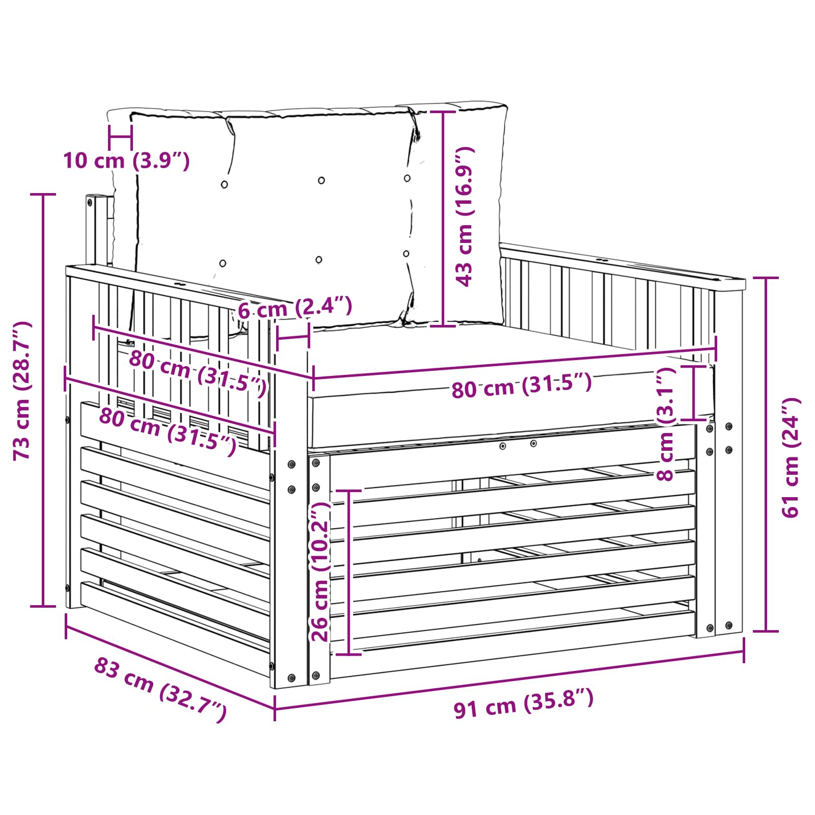 Kültéri kanapé poliészter fehér és bézs