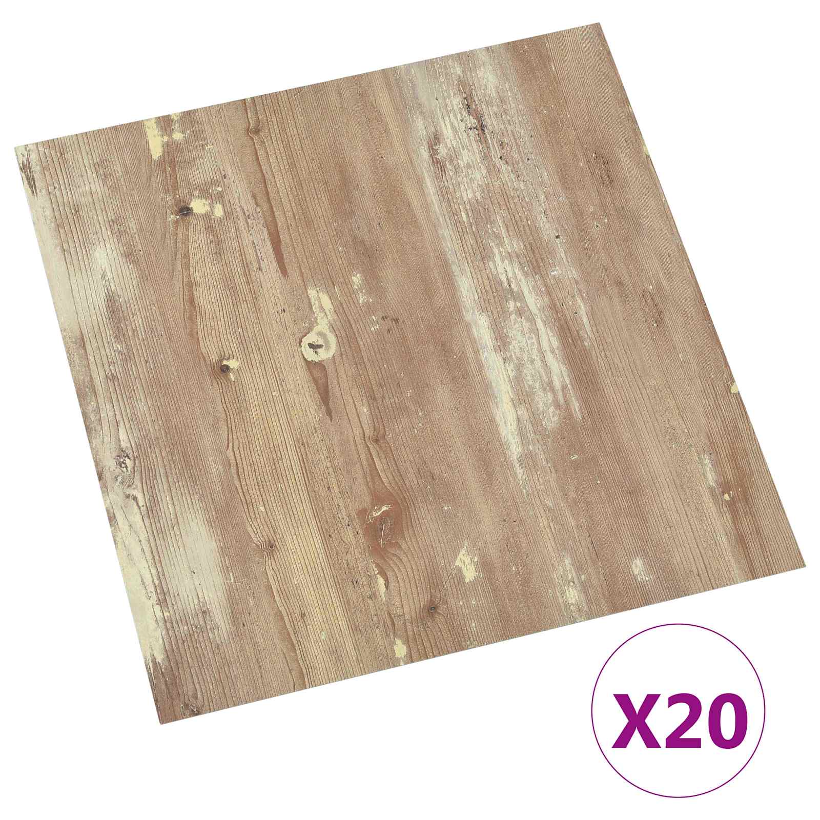 Öntapadós padló panelek 30,5 x 30,5 cm 20 pcs pvc