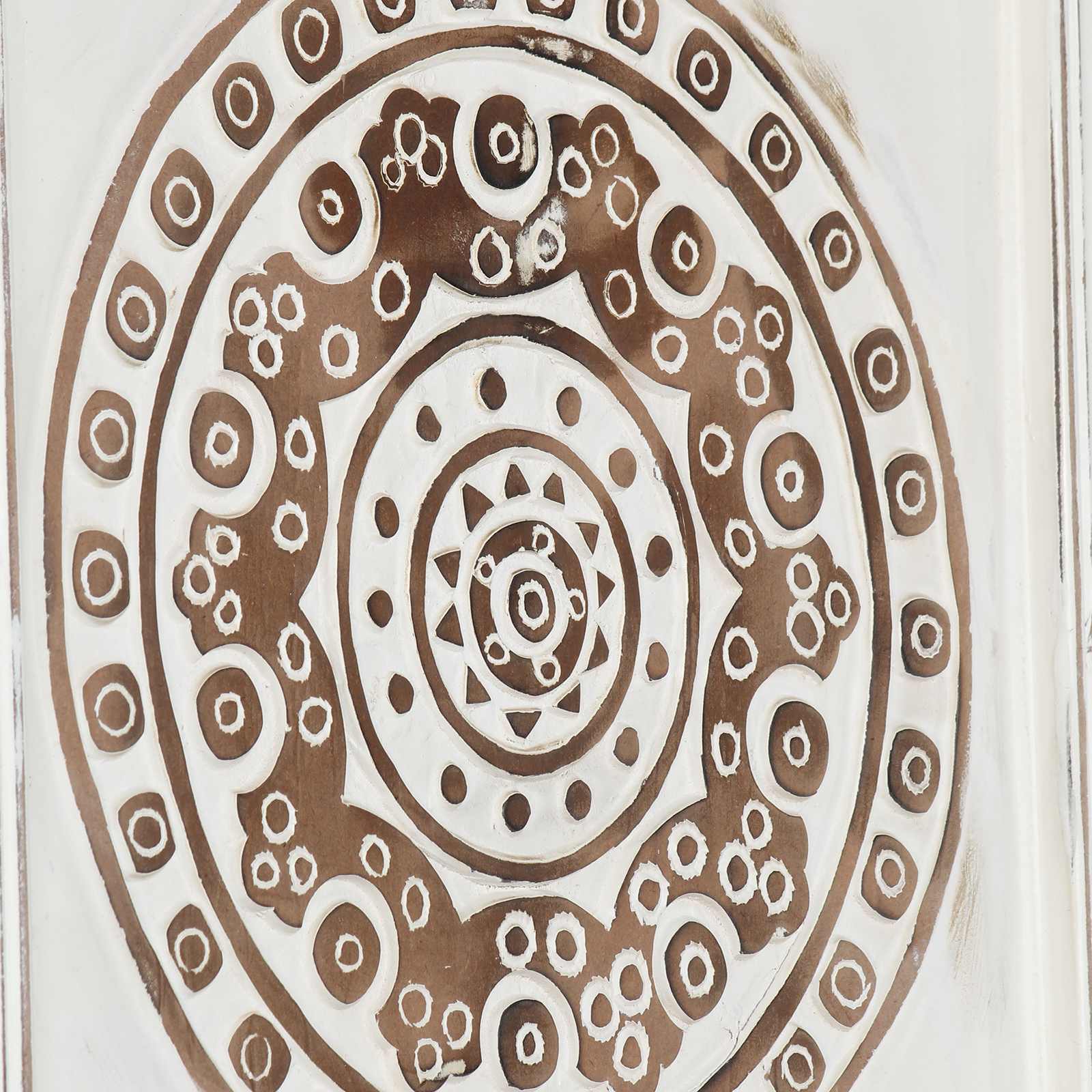 Művészeti dekoráció 2 pcs barna és fehér 40 x 40 x 1,5 cm