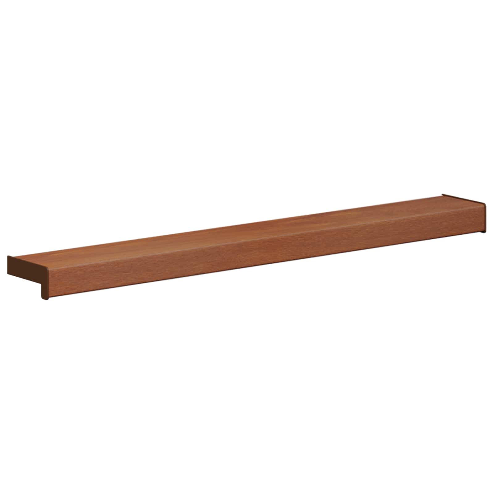 Ablakpárkány barna fa 80 x 10 x 4,5 cm pvc