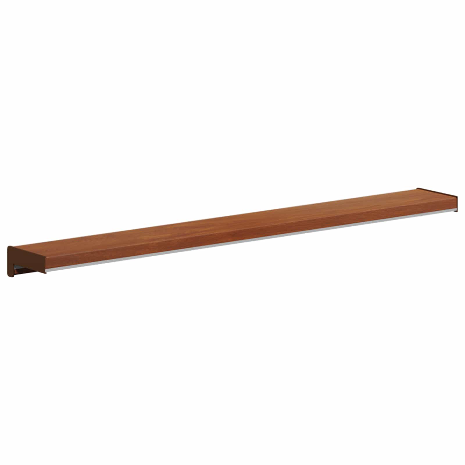 Ablakpárkány barna fa 80 x 10 x 4,5 cm pvc