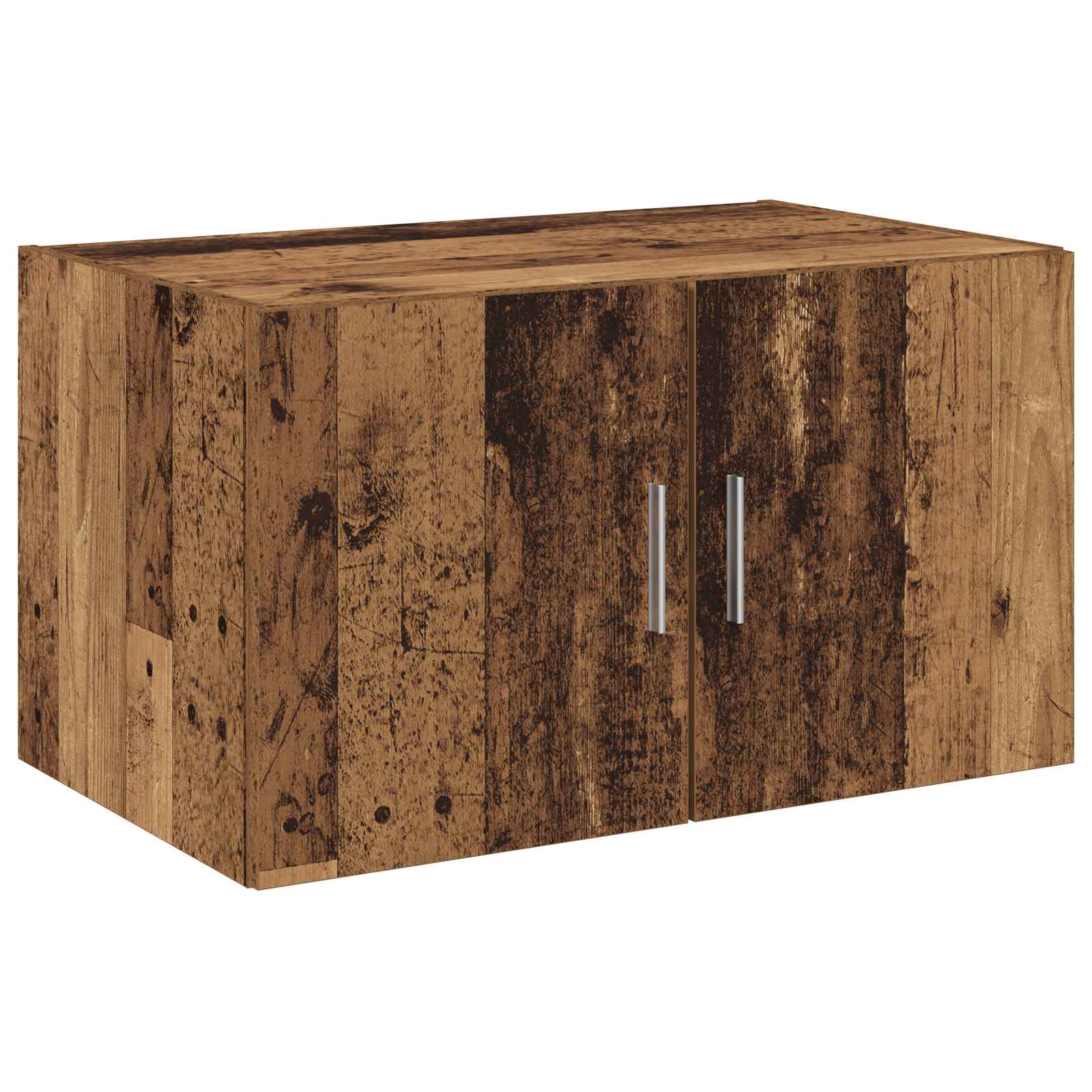 Polcos tárolószekrény antik fa 70 x 42,5 x 225 cm szerelt fa