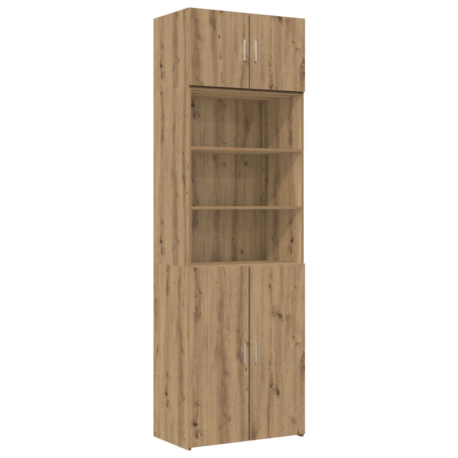 Polcos tárolószekrény kézműves tölgy 70 x 42,5 x 225 cm
