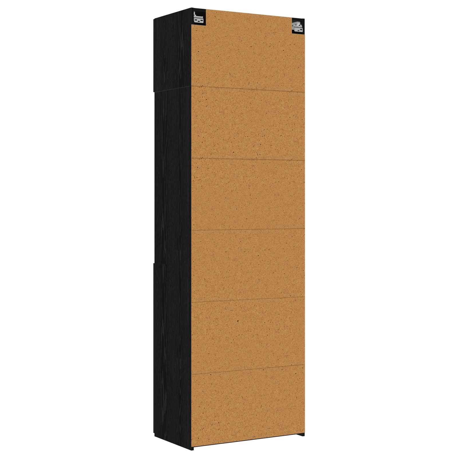 Polcos tárolószekrény fekete tölgy 70 x 42,5 x 225 cm