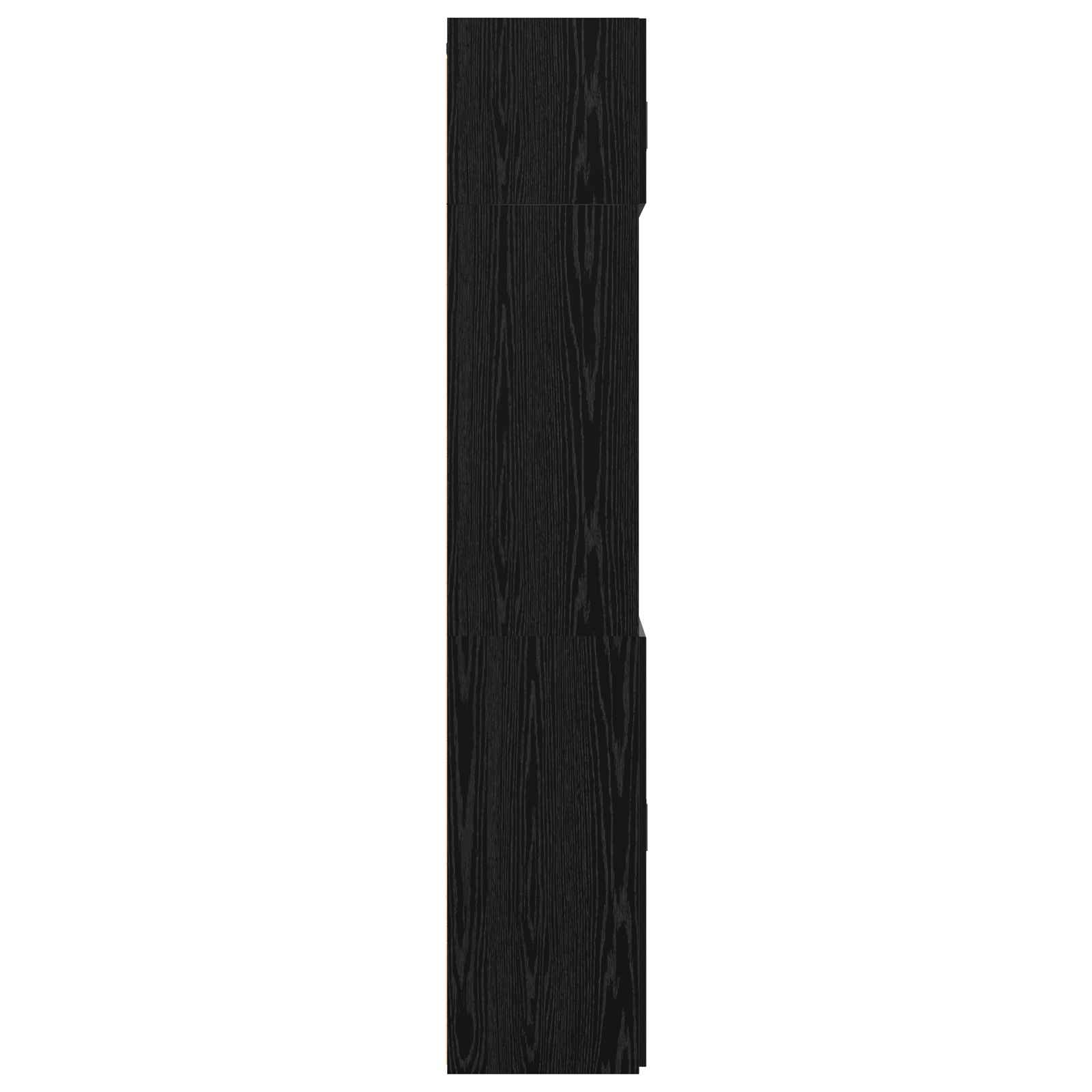 Polcos tárolószekrény fekete tölgy 70 x 42,5 x 225 cm
