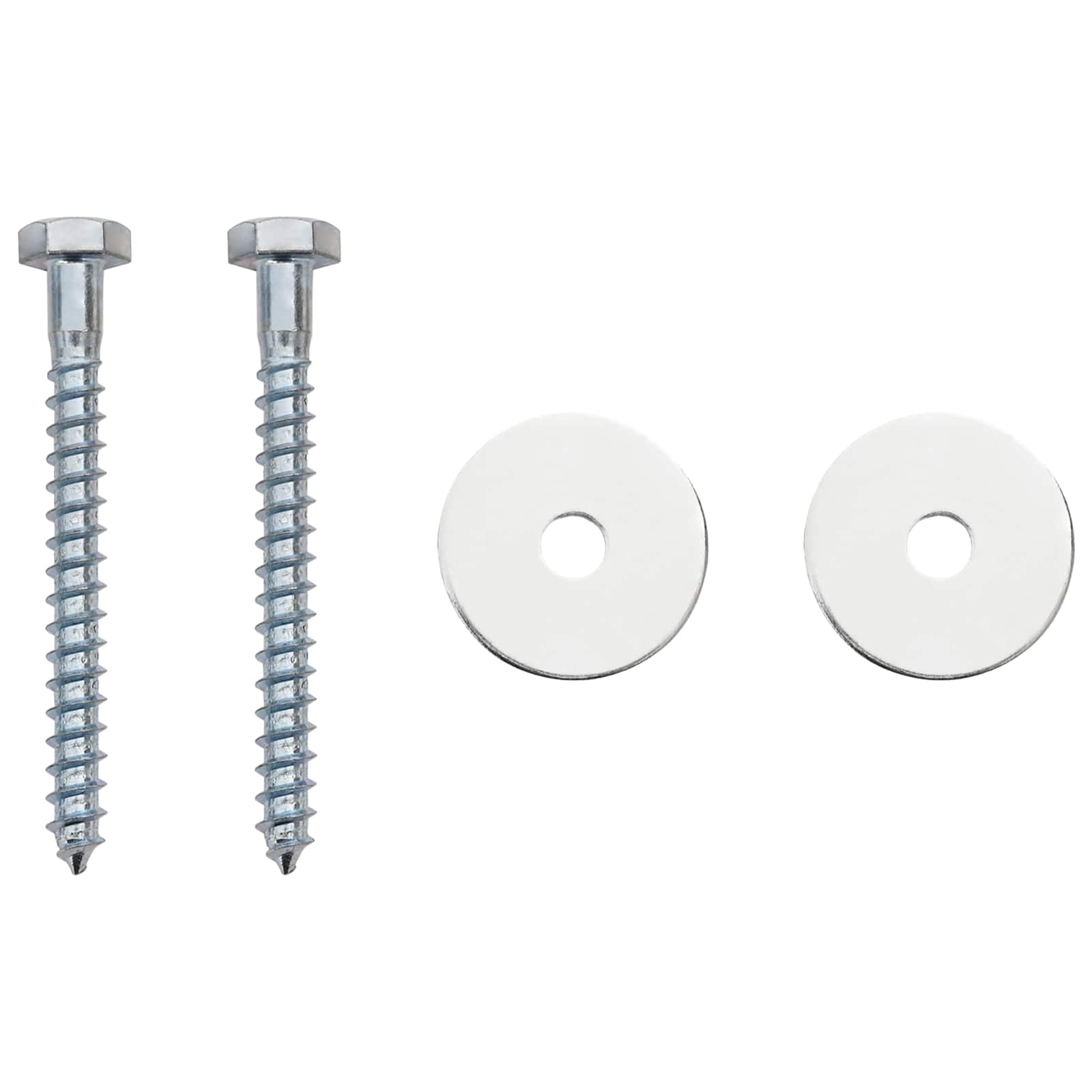 Földi horgony 2 pcs ezüst ø10 x 60 cm galvanizált fém