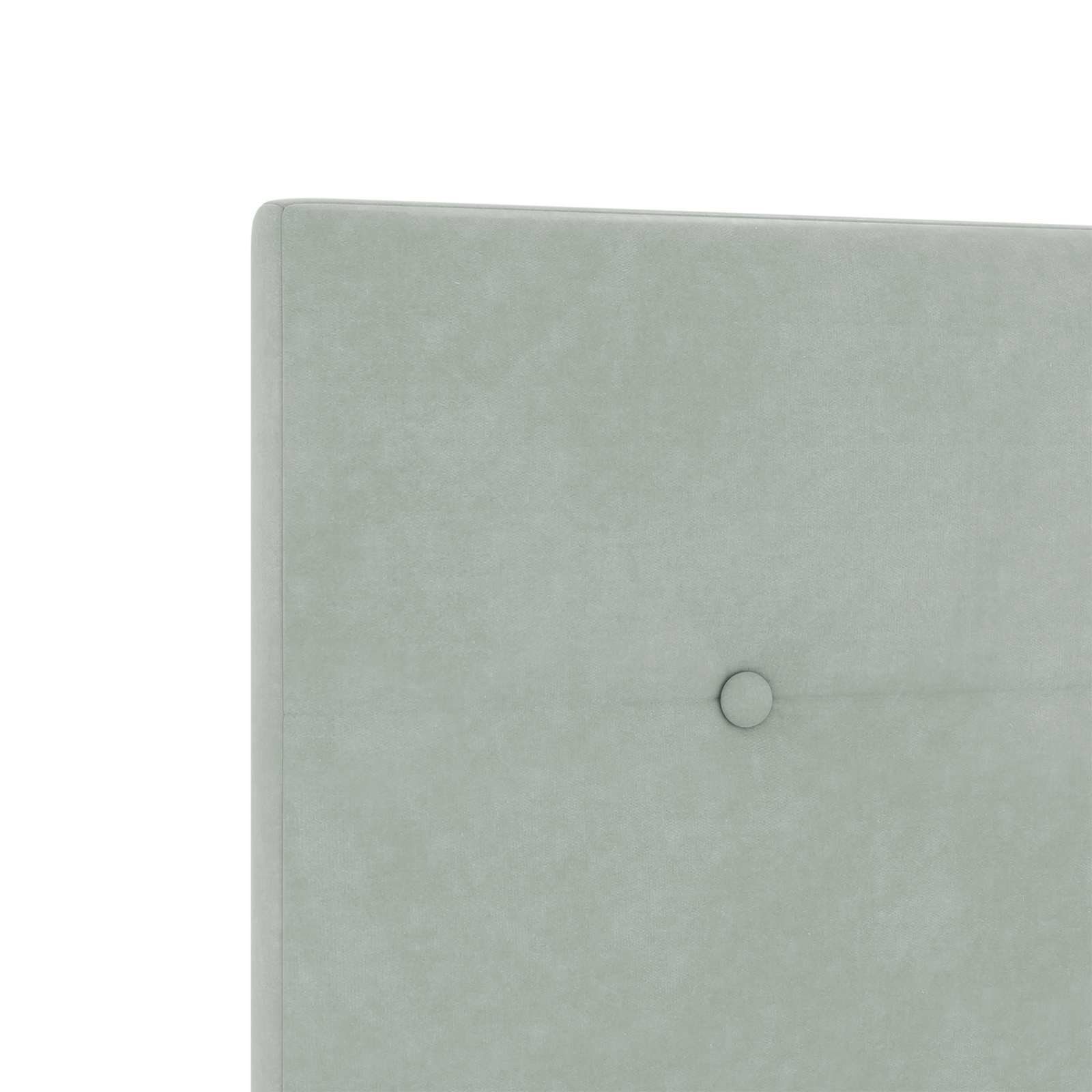 Boxspring ágy matraccal világosszürke 200 x 200 cm bársony