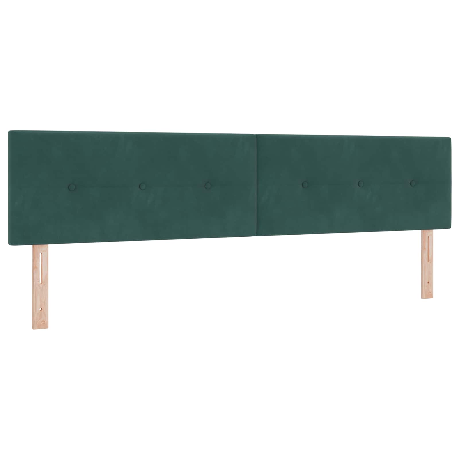 Boxspring ágy matraccal sötétzöld 200 x 200 cm bársony