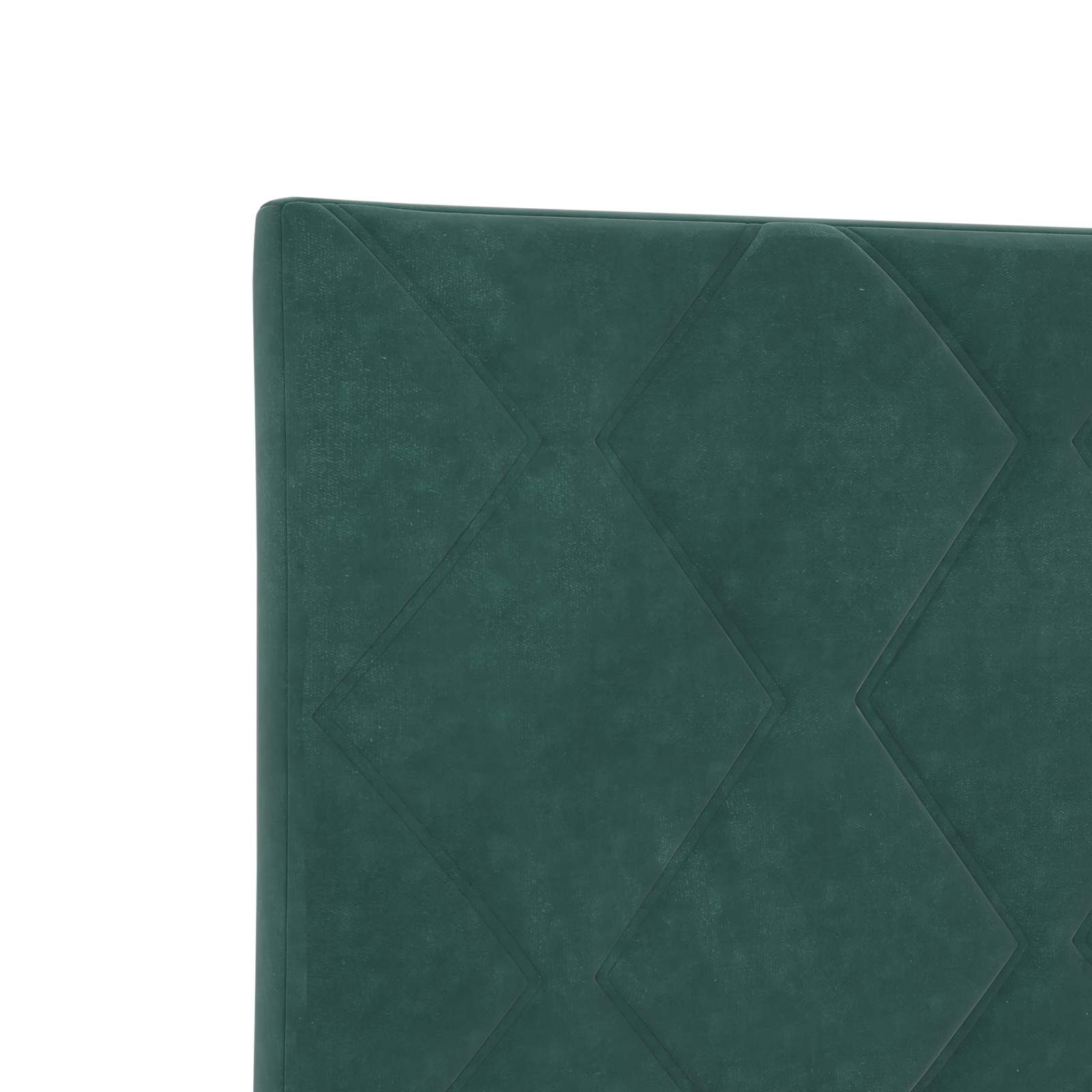 Óriási ágy matrac és led világítással sötétzöld 160 x 200 cm