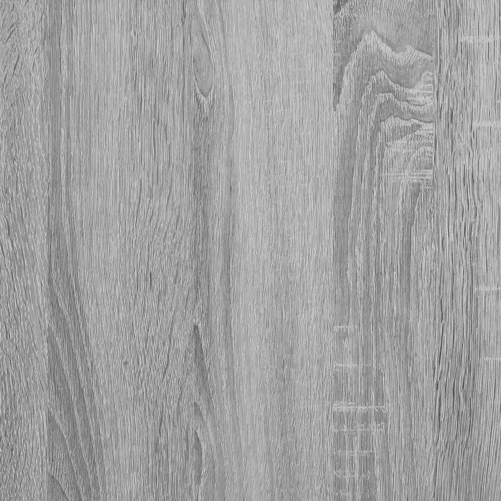 Cd szekrény 2 db szürke sonoma 33 x 23,5 x 175 cm szerelt fa
