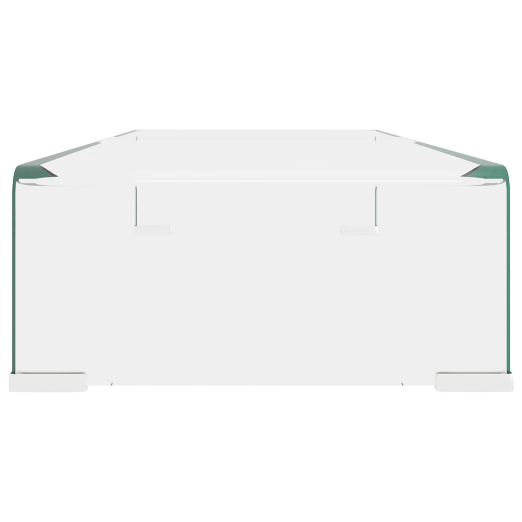 Átlátszó üveg tv/monitor állvány 70x30x13 cm Átlátszó üveg tv/monitor állvány 70x30x13 cm