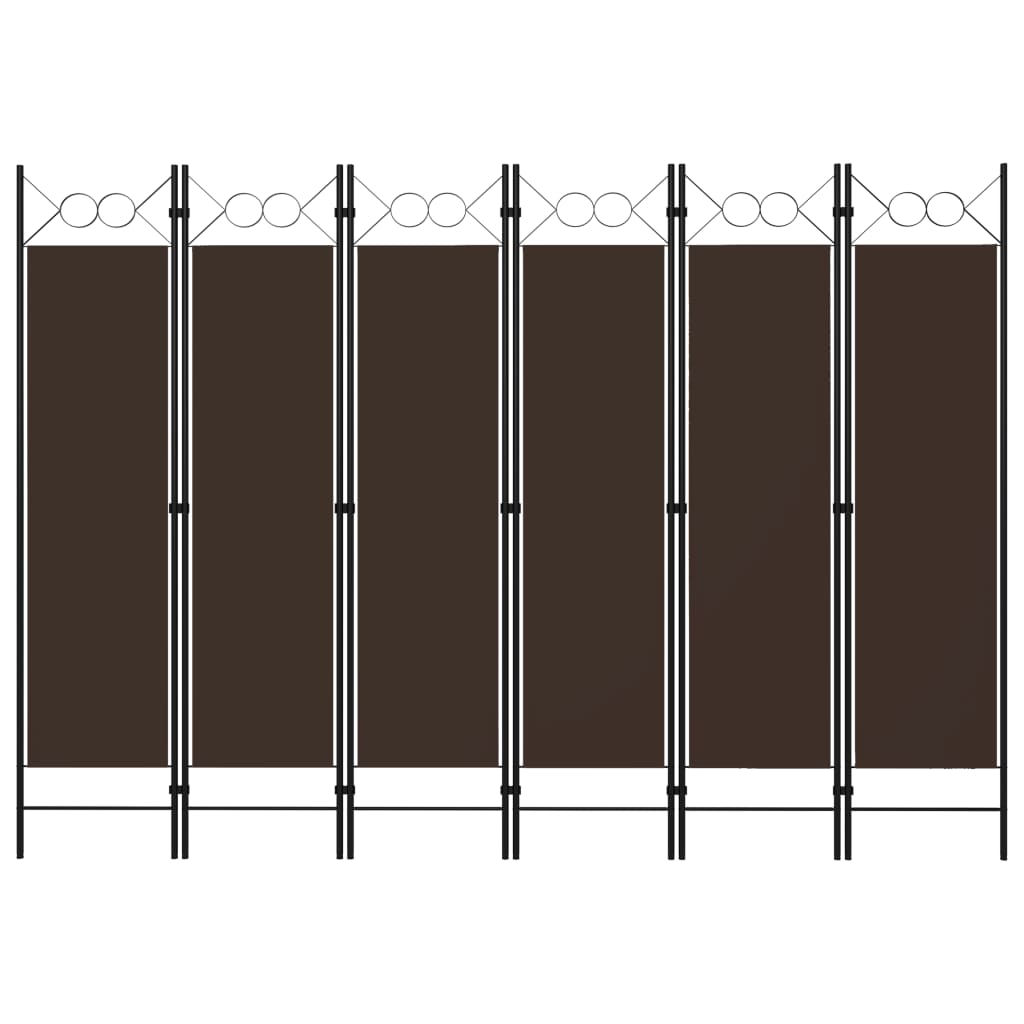 Barna 6 paneles paraván 240 x 180 cm