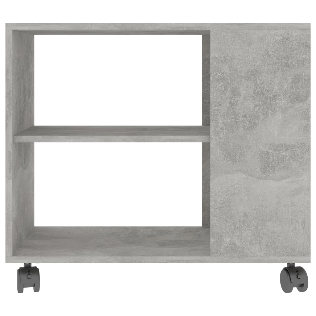 Betonszürke forgácslap tálalóasztal 70 x 35 x 55 cm Betonszürke forgácslap tálalóasztal 70 x 35 x 55 cm