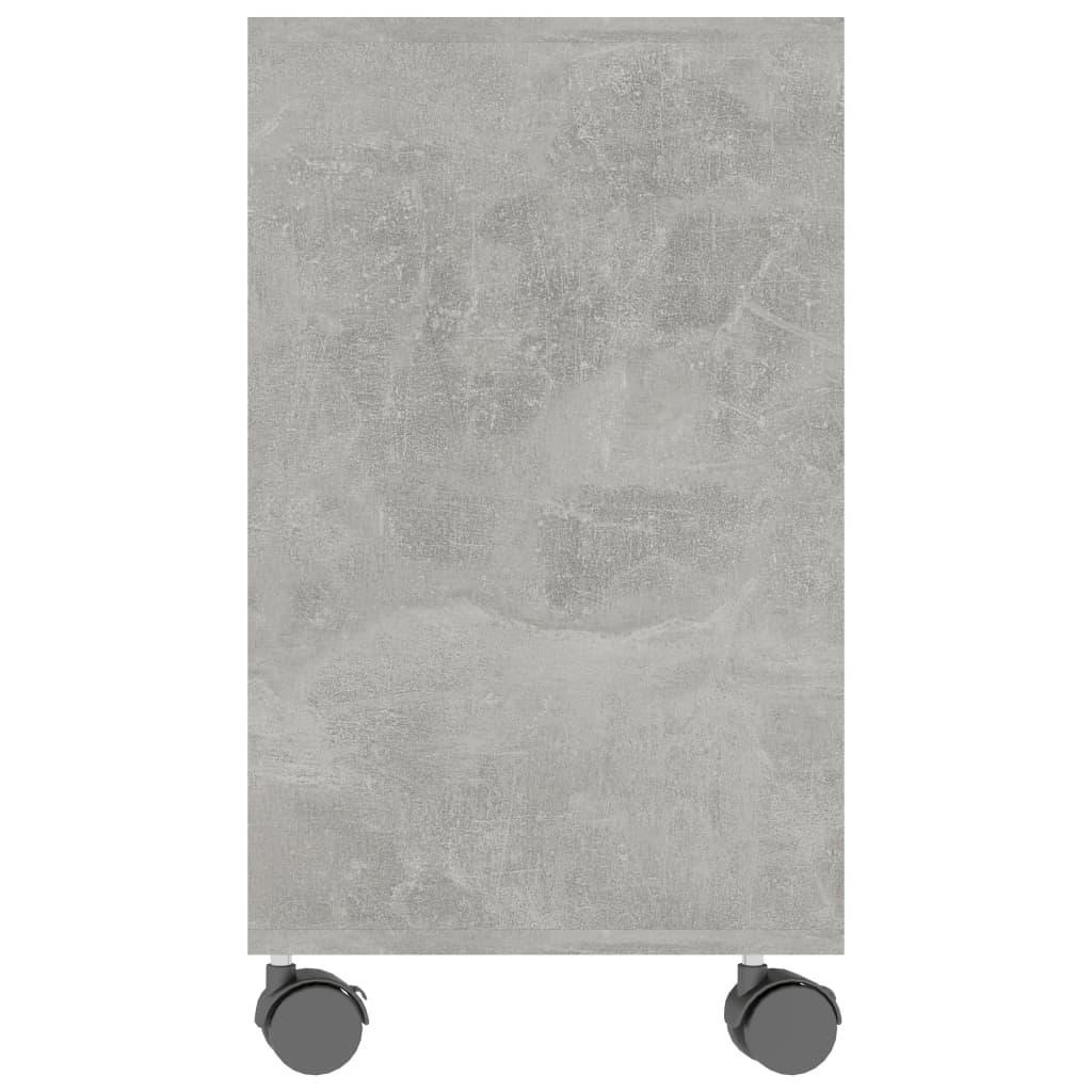 Betonszürke forgácslap tálalóasztal 70 x 35 x 55 cm Betonszürke forgácslap tálalóasztal 70 x 35 x 55 cm