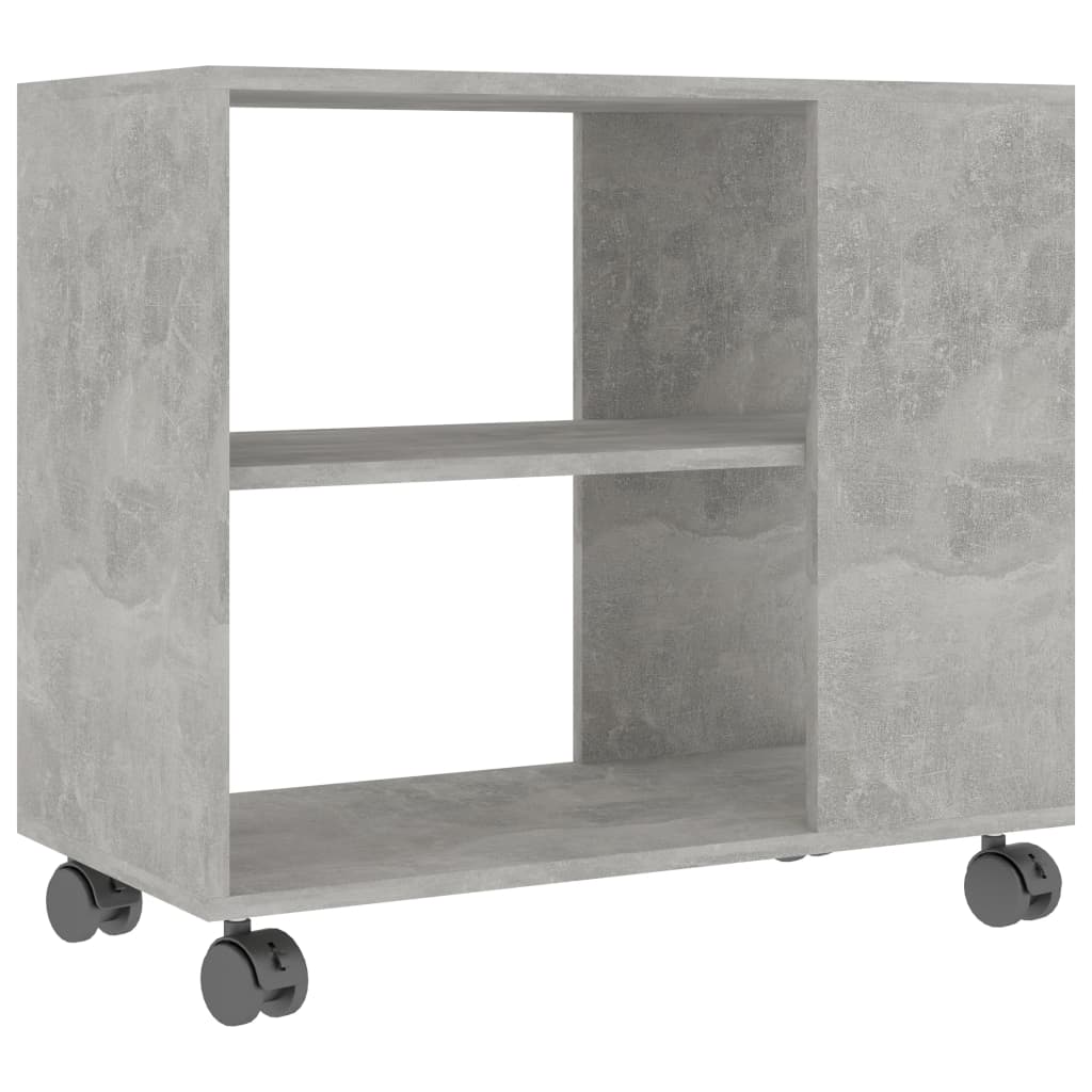 Betonszürke forgácslap tálalóasztal 70 x 35 x 55 cm Betonszürke forgácslap tálalóasztal 70 x 35 x 55 cm