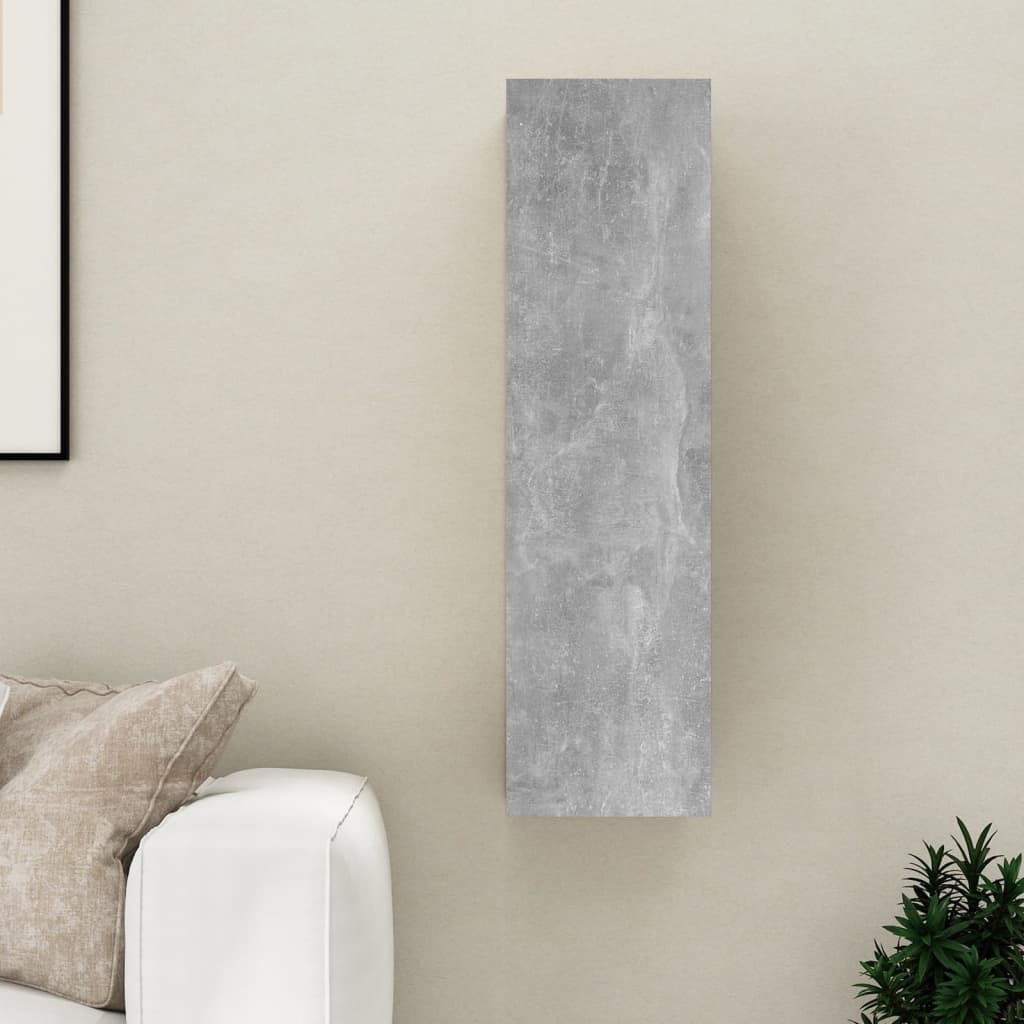 Betonszürke forgácslap tv-szekrény 30,5 x 30 x 110 cm Betonszürke forgácslap tv-szekrény 30,5 x 30 x 110 cm