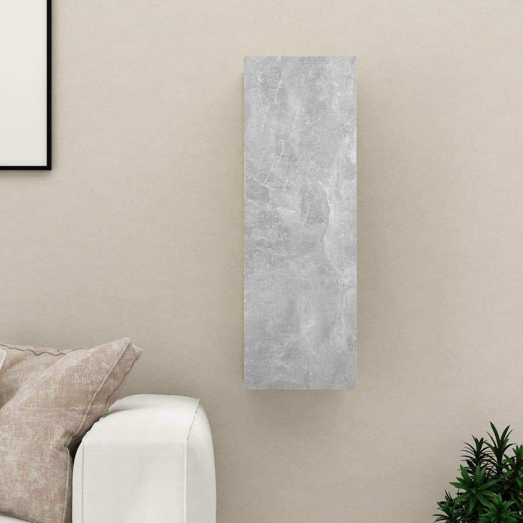 Betonszürke forgácslap tv-szekrény 30,5 x 30 x 90 cm Betonszürke forgácslap tv-szekrény 30,5 x 30 x 90 cm