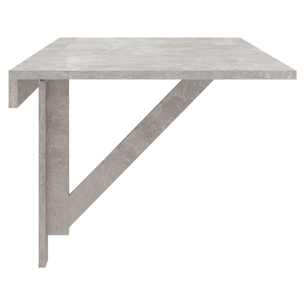 Betonszürke szerelt fa összecsukható fali asztal 100x60x56 cm Betonszürke szerelt fa összecsukható fali asztal 100x60x56 cm