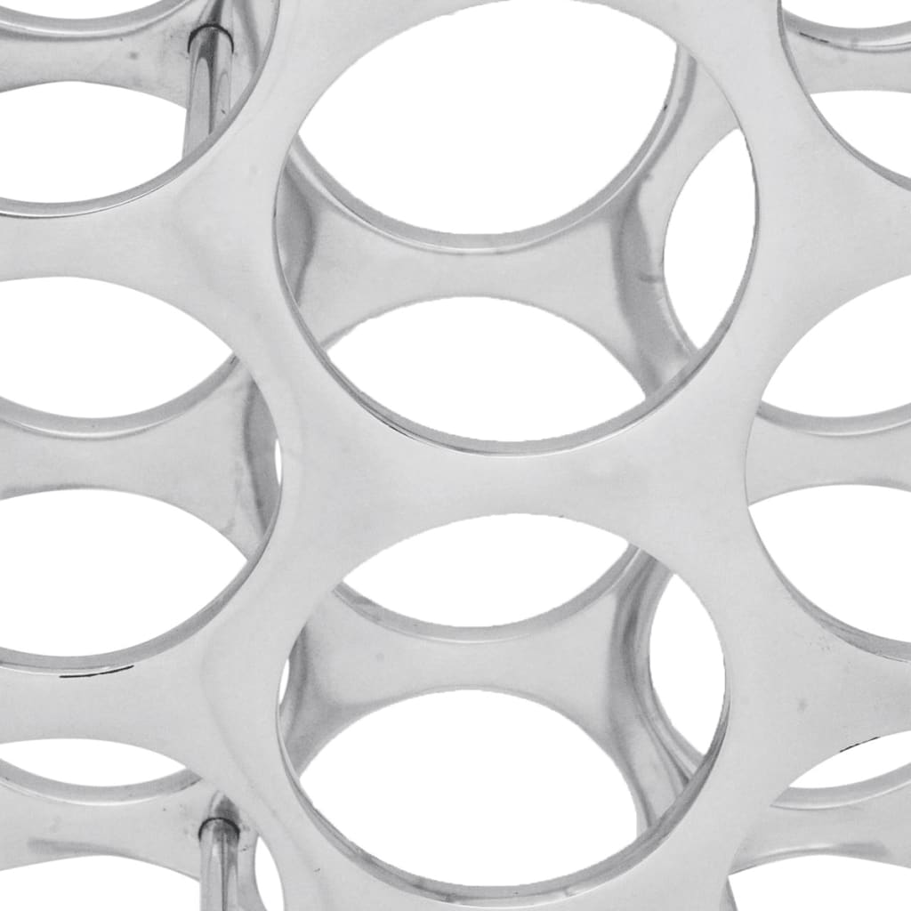 Bortartó állvány 27 palackhoz alumínium ezüst