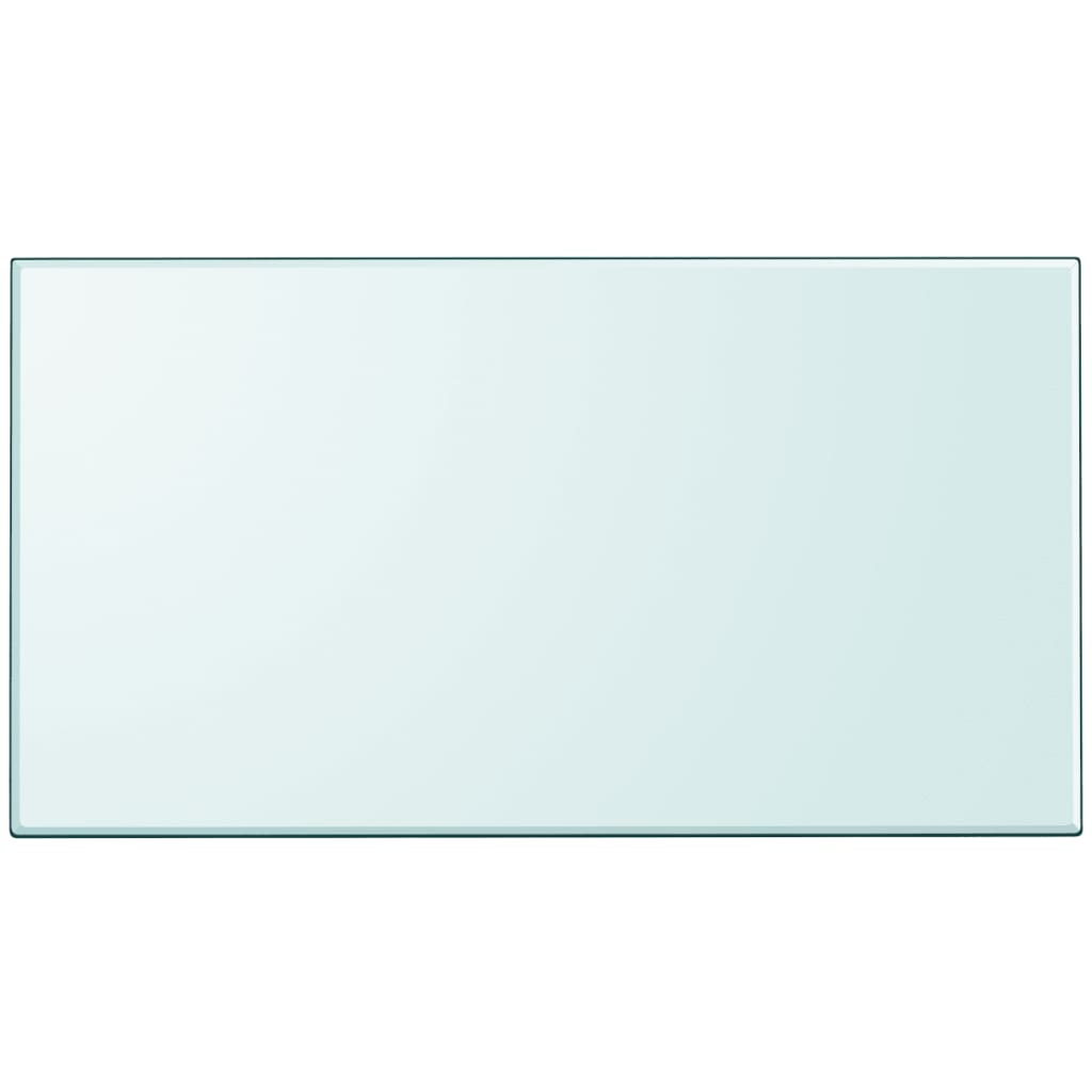 Edzett üveg asztallap téglalap alakú 1200 x 650 mm