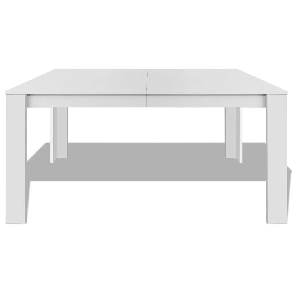 Fehér étkezőasztal 140 x 80 x 75 cm Fehér étkezőasztal 140 x 80 x 75 cm