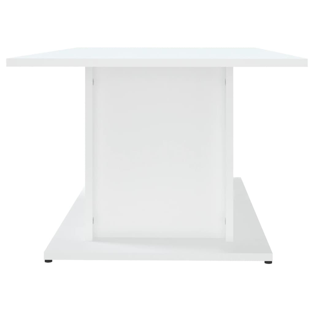 Fehér forgácslap dohányzóasztal 102 x 55,5 x 40 cm