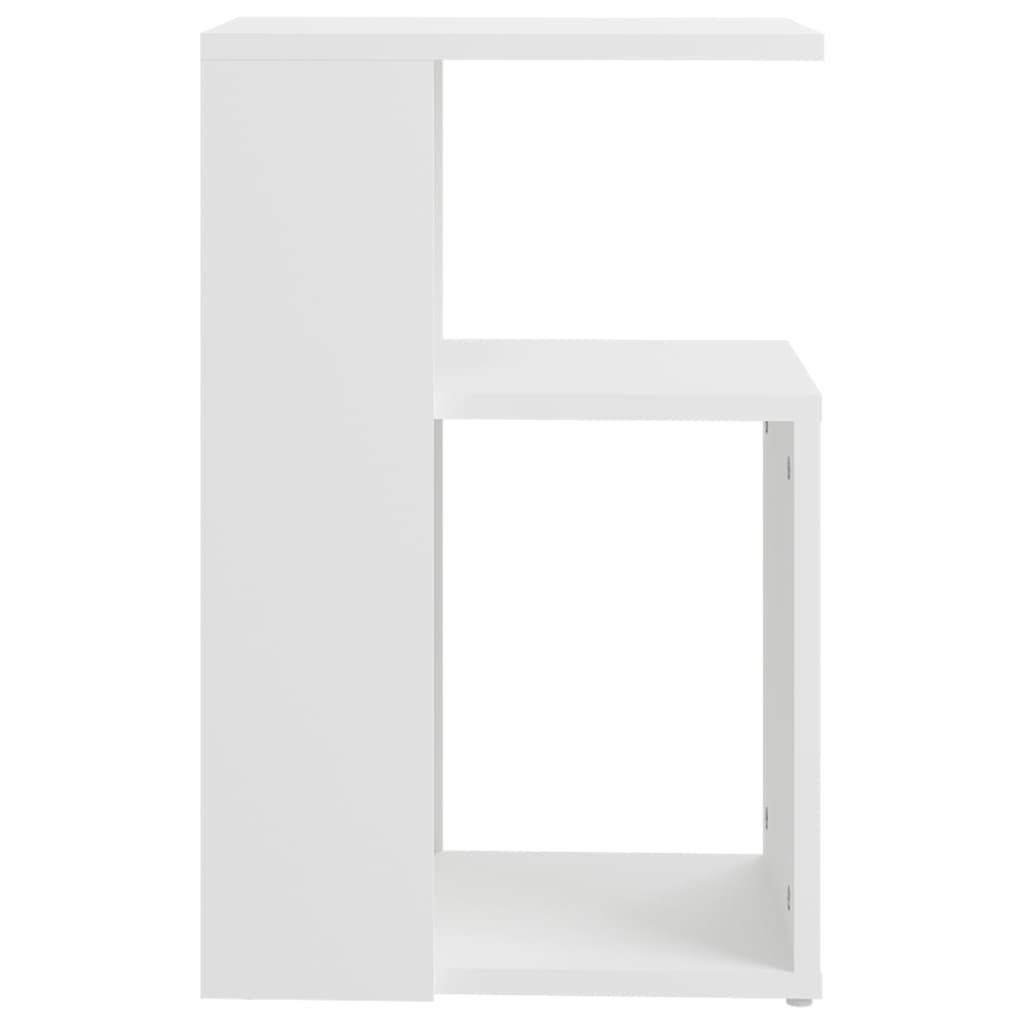 Fehér forgácslap kisasztal 36 x 30 x 56 cm Fehér forgácslap kisasztal 36 x 30 x 56 cm
