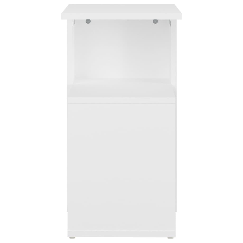 Fehér forgácslap kisasztal 36 x 30 x 56 cm Fehér forgácslap kisasztal 36 x 30 x 56 cm