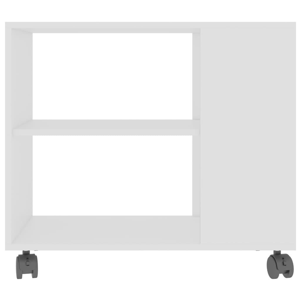 Fehér forgácslap tálalóasztal 70 x 35 x 55 cm Fehér forgácslap tálalóasztal 70 x 35 x 55 cm