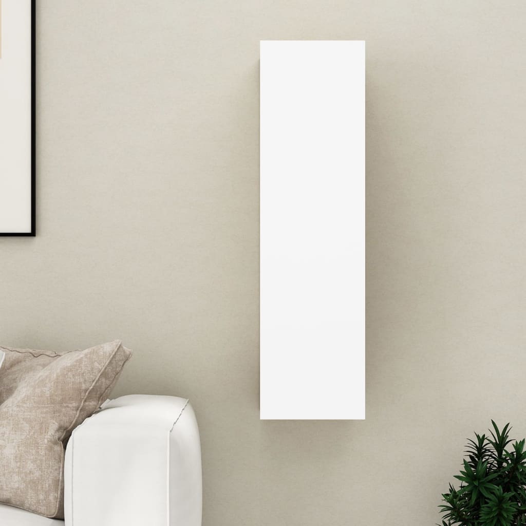 Fehér forgácslap tv-szekrény 30,5 x 30 x 110 cm Fehér forgácslap tv-szekrény 30,5 x 30 x 110 cm