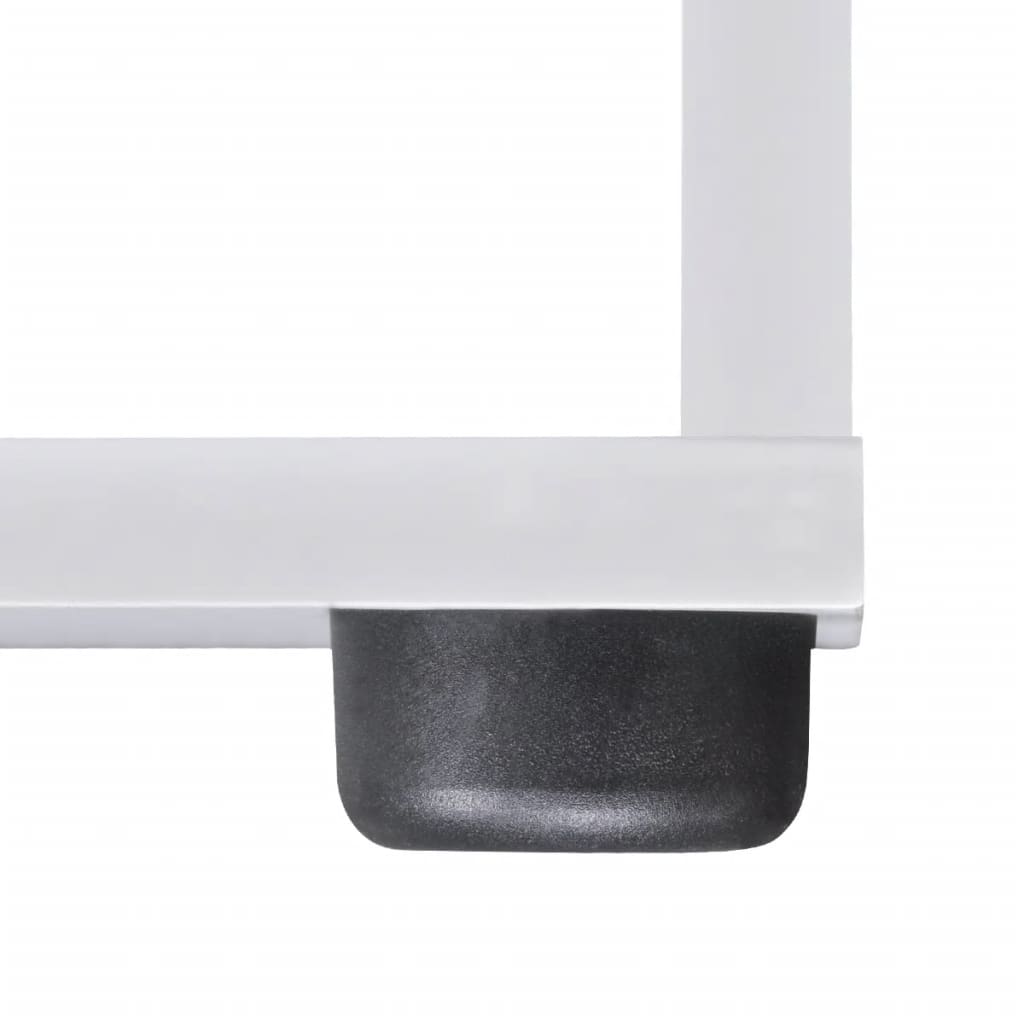 Fehér lépcsős polc 107 cm