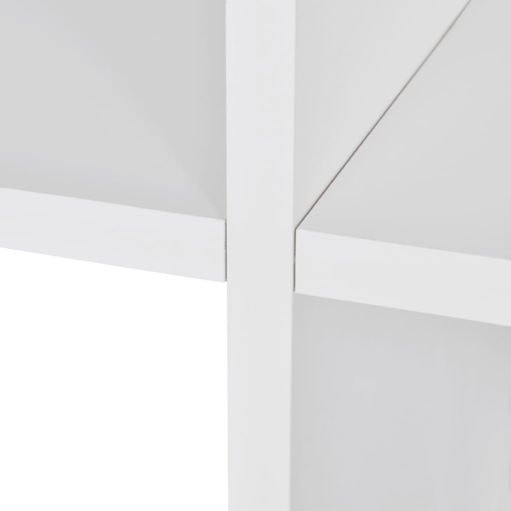 Fehér lépcsős polc 142 cm