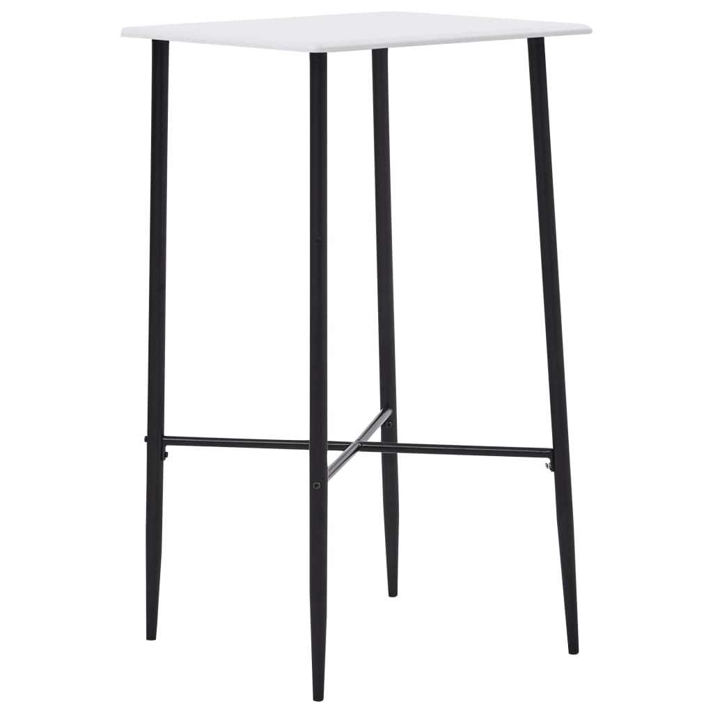 Fehér mdf bárasztal 60 x 60 x 111 cm