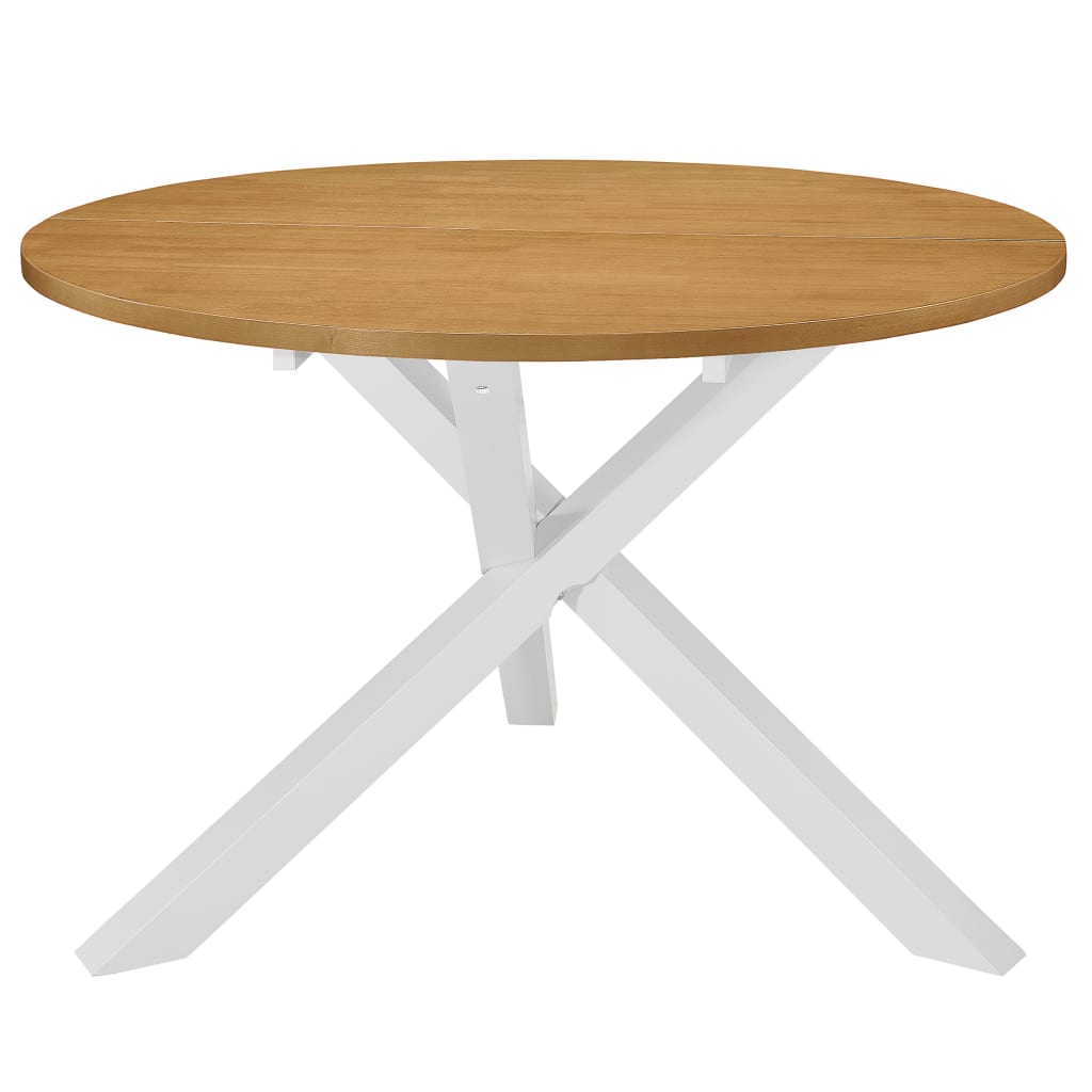Fehér mdf étkezőasztal 120 x 75 cm