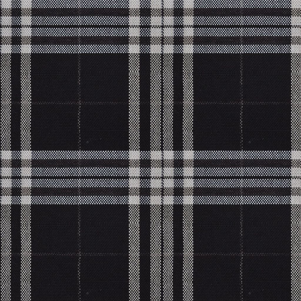 Fekete szövetfotel párnával