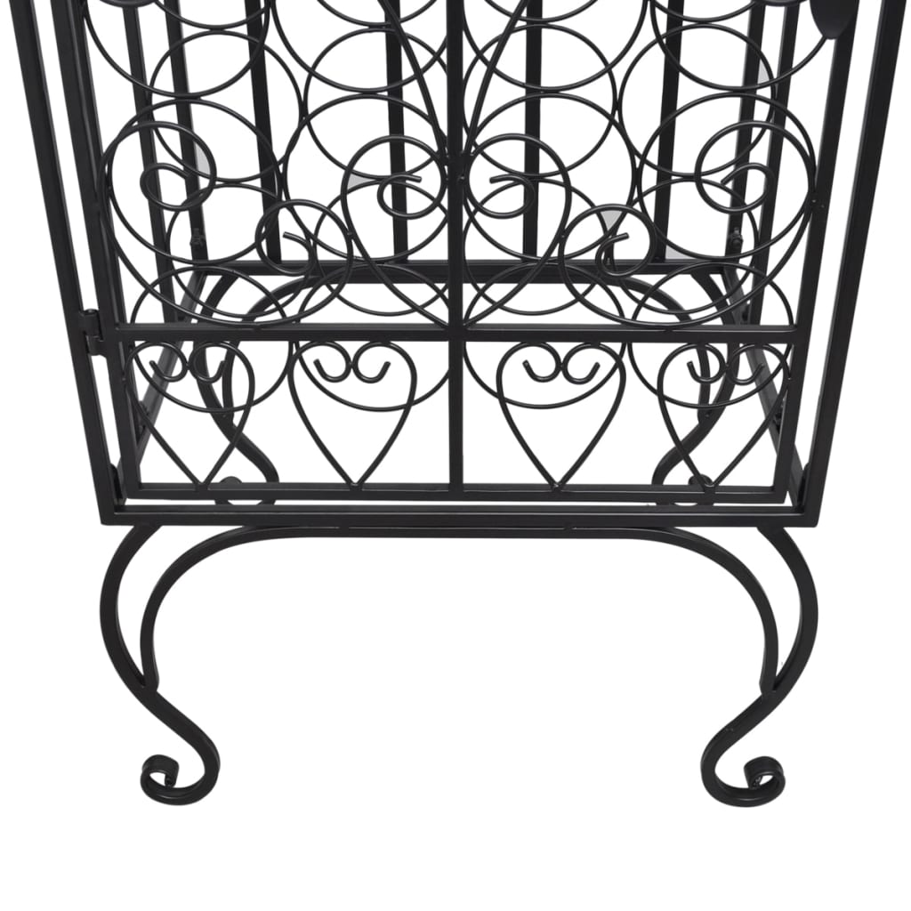 Fém bortartó állvány 28 palackhoz