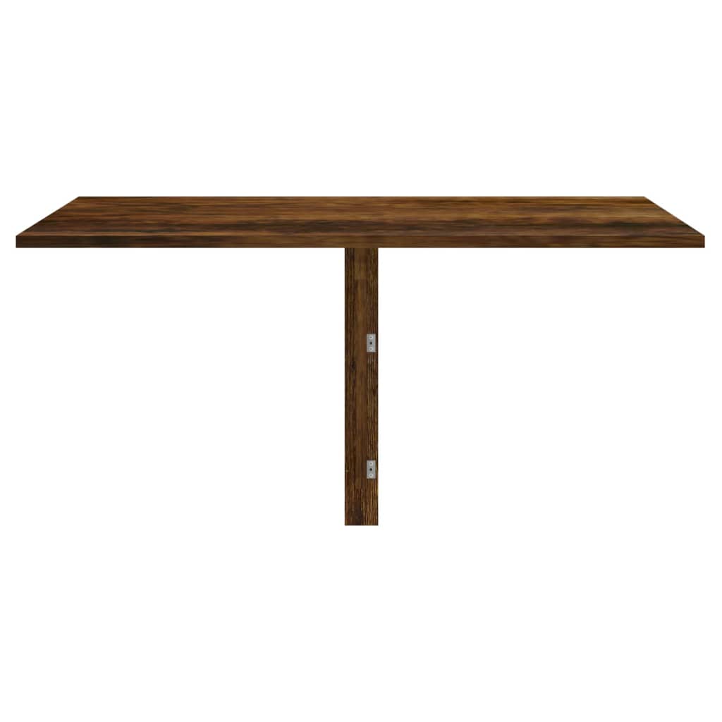 Füstös tölgy szerelt fa összecsukható fali asztal 100x60x56 cm Füstös tölgy szerelt fa összecsukható fali asztal 100x60x56 cm