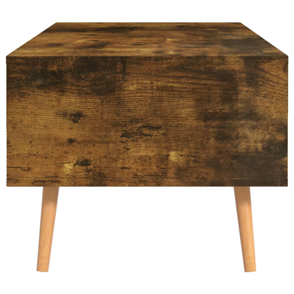 Füstös tölgyszínű forgácslap dohányzóasztal 100 x 49,5 x 43 cm Füstös tölgyszínű forgácslap dohányzóasztal 100 x 49,5 x 43 cm