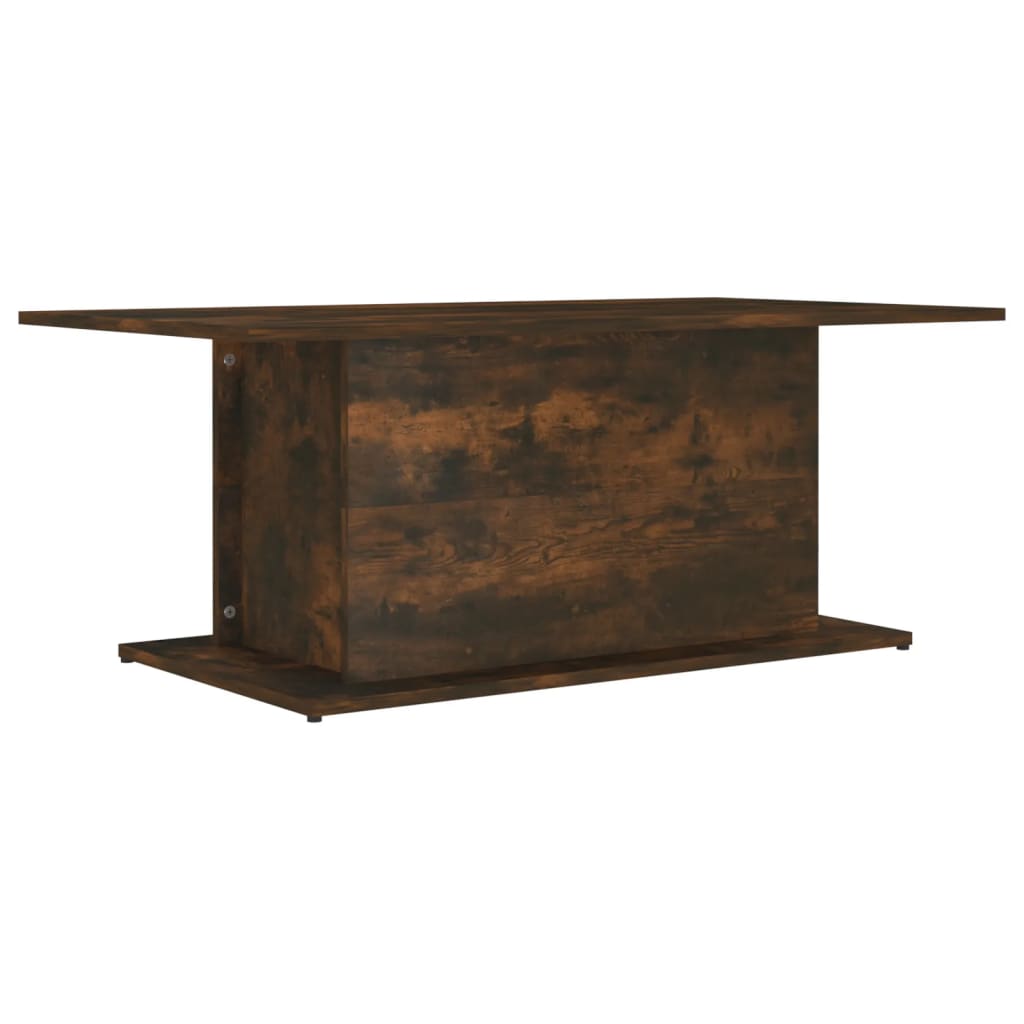 Füstös tölgyszínű forgácslap dohányzóasztal 102 x 55,5 x 40 cm Füstös tölgyszínű forgácslap dohányzóasztal 102 x 55,5 x 40 cm
