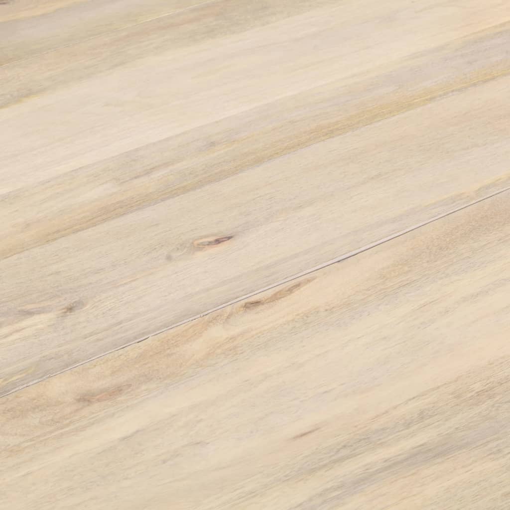 Kerek tömör mangófa étkezőasztal 110 x 76 cm