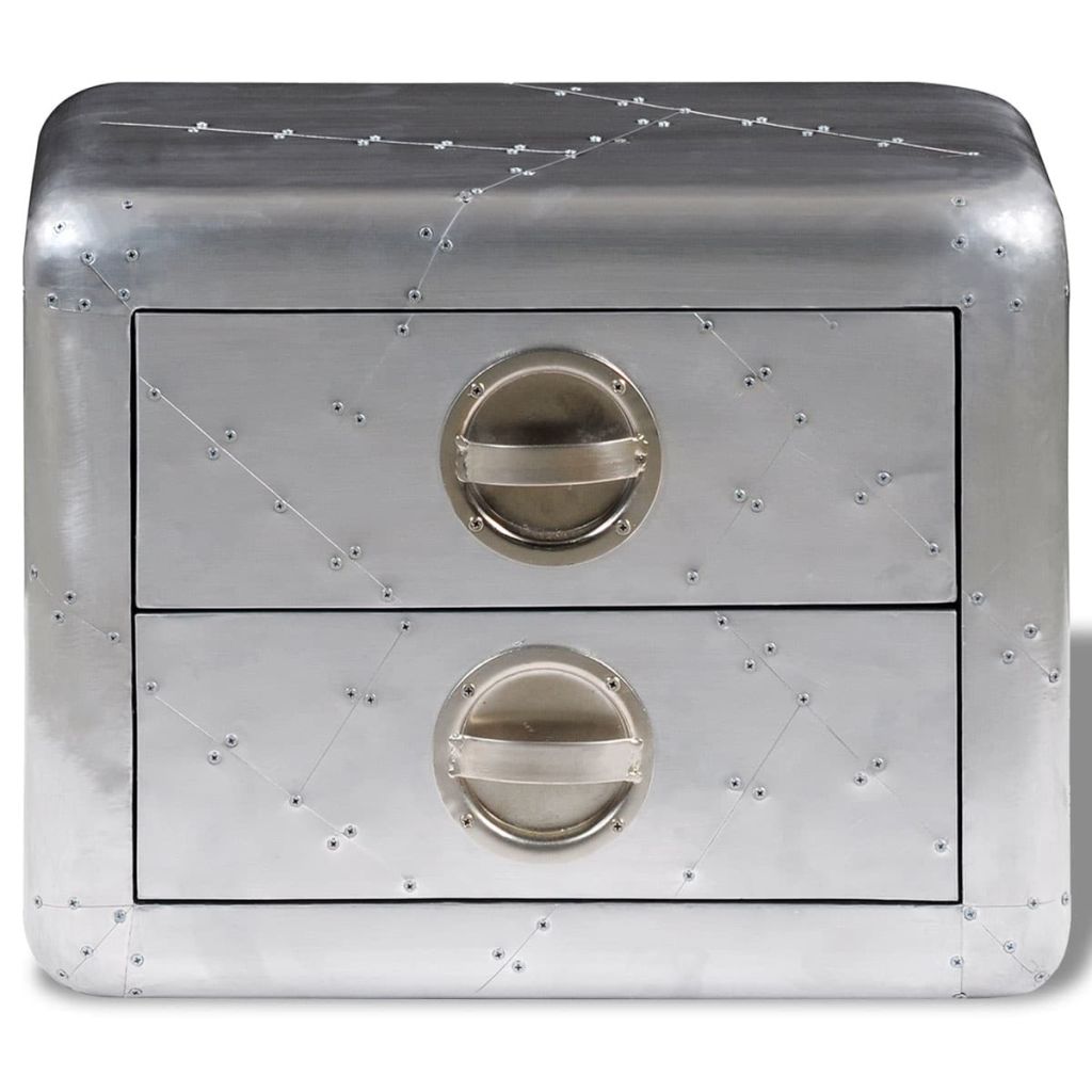 Kétfiókos, vintage repülős kisszekrény