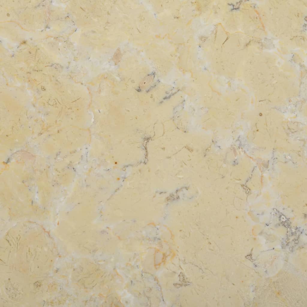 Krémszínű márvány asztallap ø40 x 2,5 cm