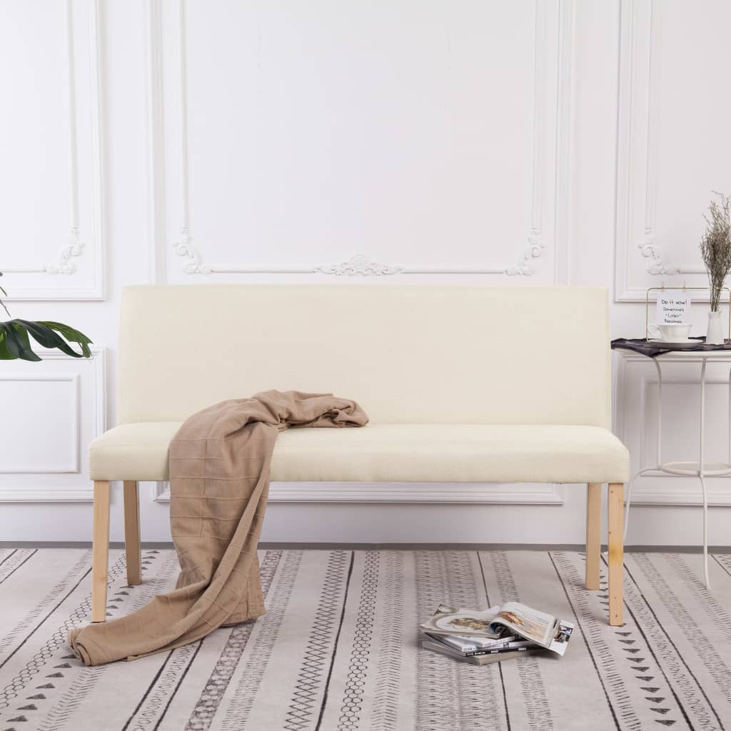 Krémszínű poliészter pad 139,5 cm Krémszínű poliészter pad 139,5 cm