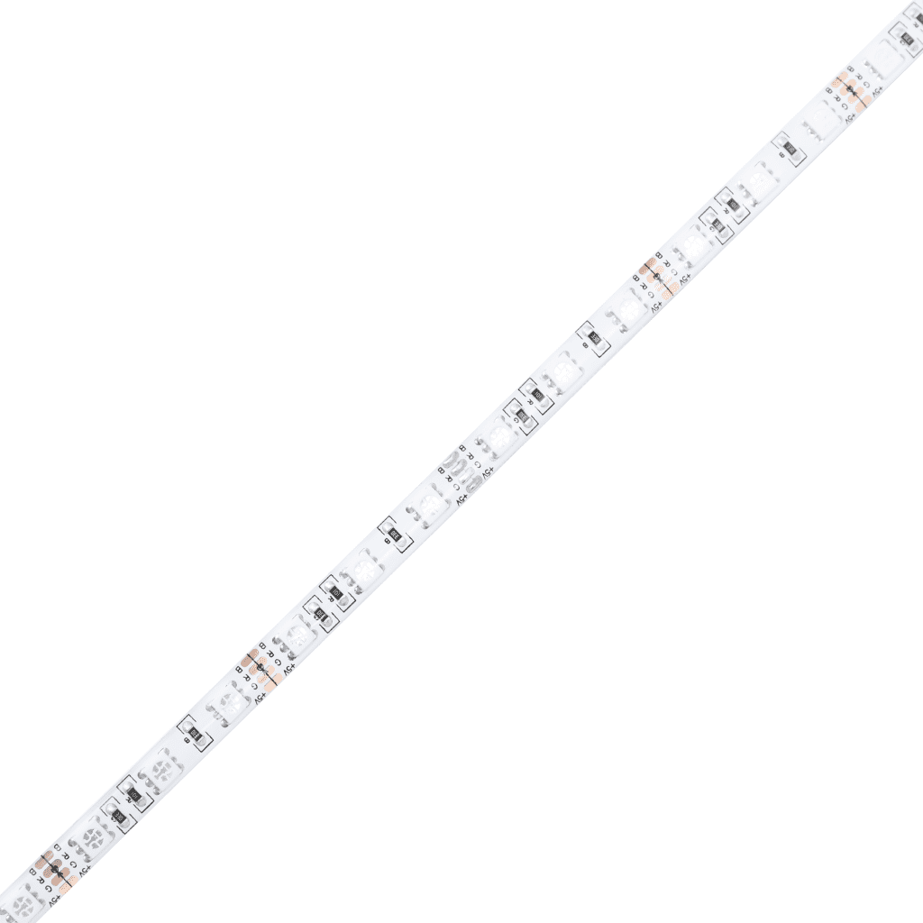 Krémszínű műbőr rugós ágy matraccal és led-del 80 x 200 cm