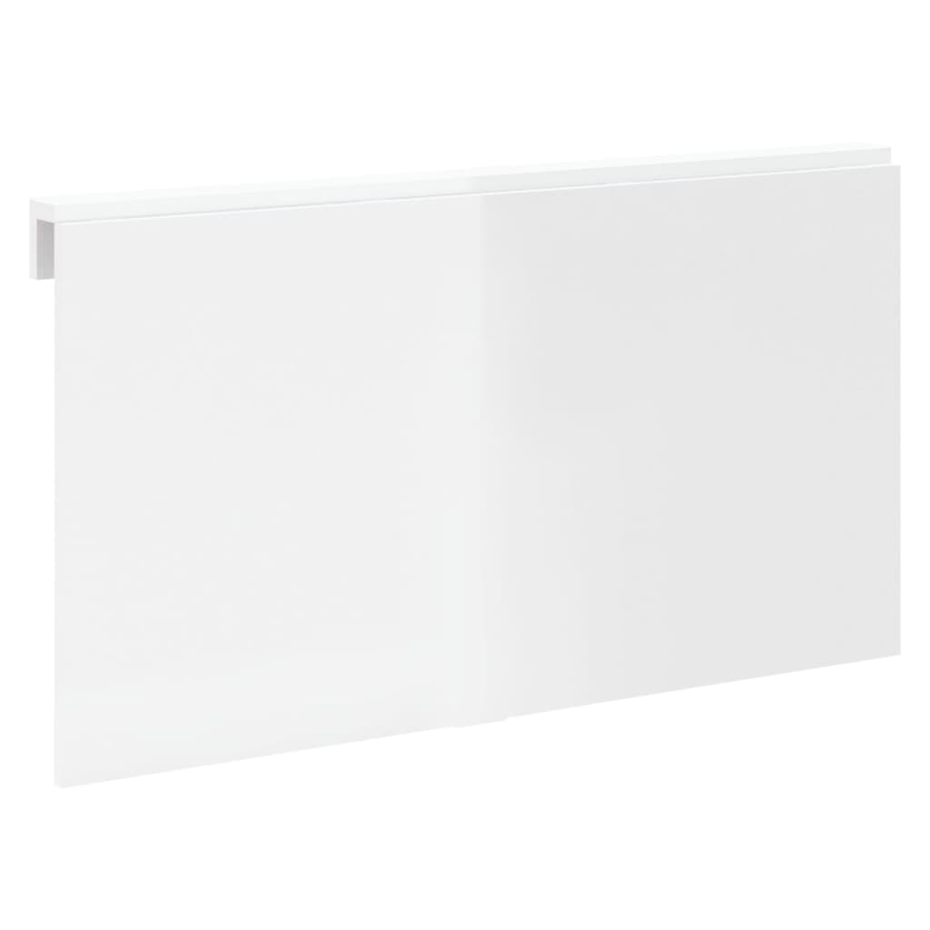 Magasfényűfehér szerelt fa összecsukható fali asztal100x60x56cm Magasfényűfehér szerelt fa összecsukható fali asztal100x60x56cm