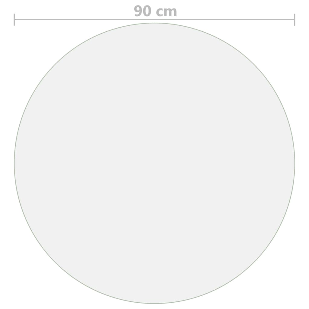 Matt pvc védőabrosz ø 90 cm 2 mm