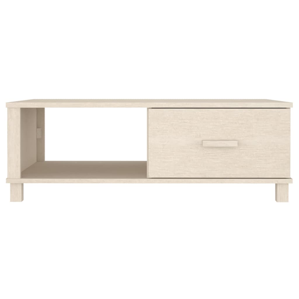 Mézbarna tömör fenyőfa dohányzóasztal 100 x 55 x 35 cm Mézbarna tömör fenyőfa dohányzóasztal 100 x 55 x 35 cm