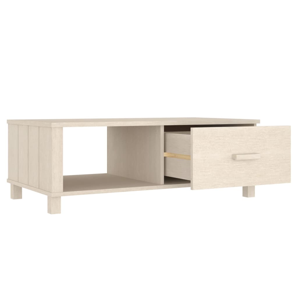 Mézbarna tömör fenyőfa dohányzóasztal 100 x 55 x 35 cm Mézbarna tömör fenyőfa dohányzóasztal 100 x 55 x 35 cm