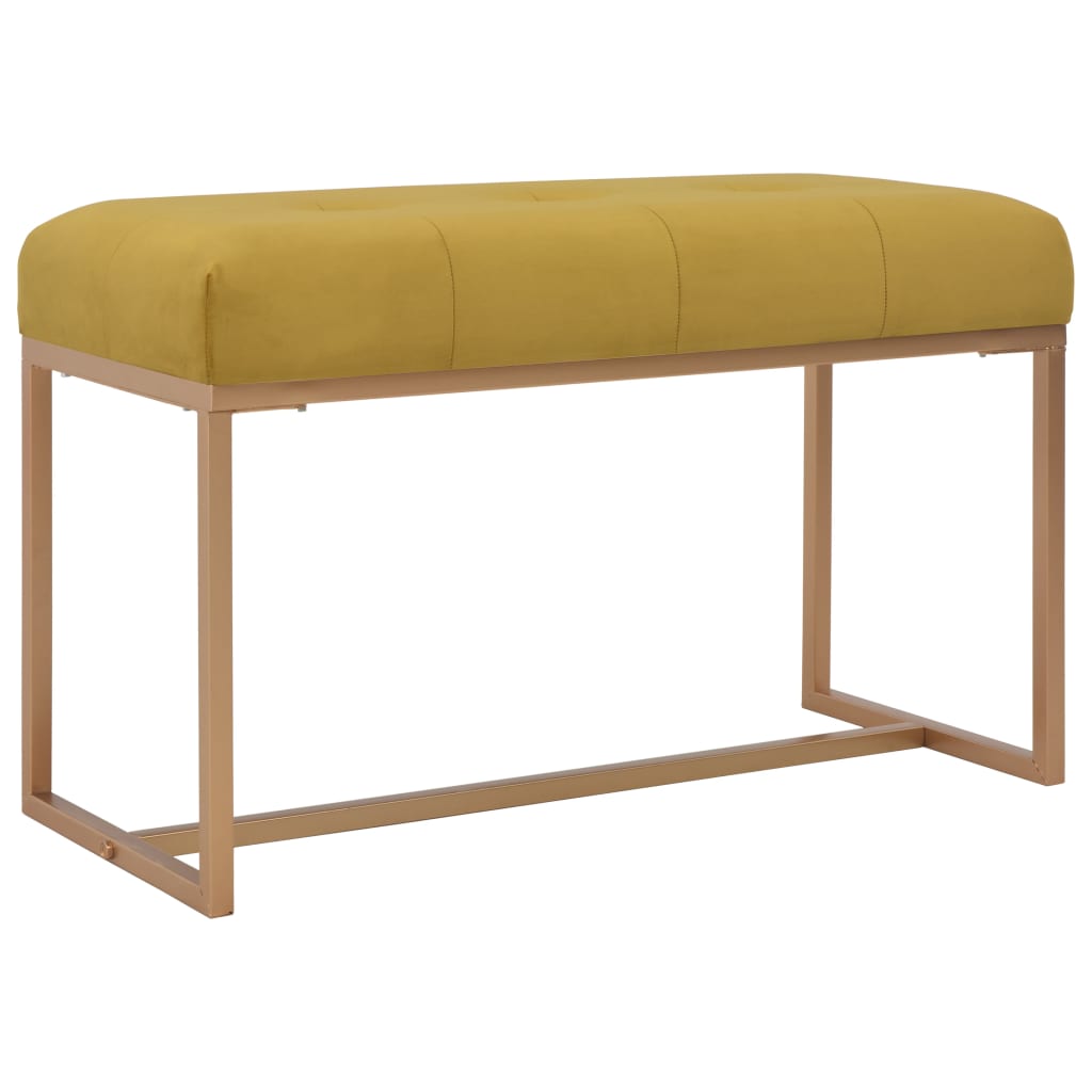 Mustársárga bársonypad 80 cm