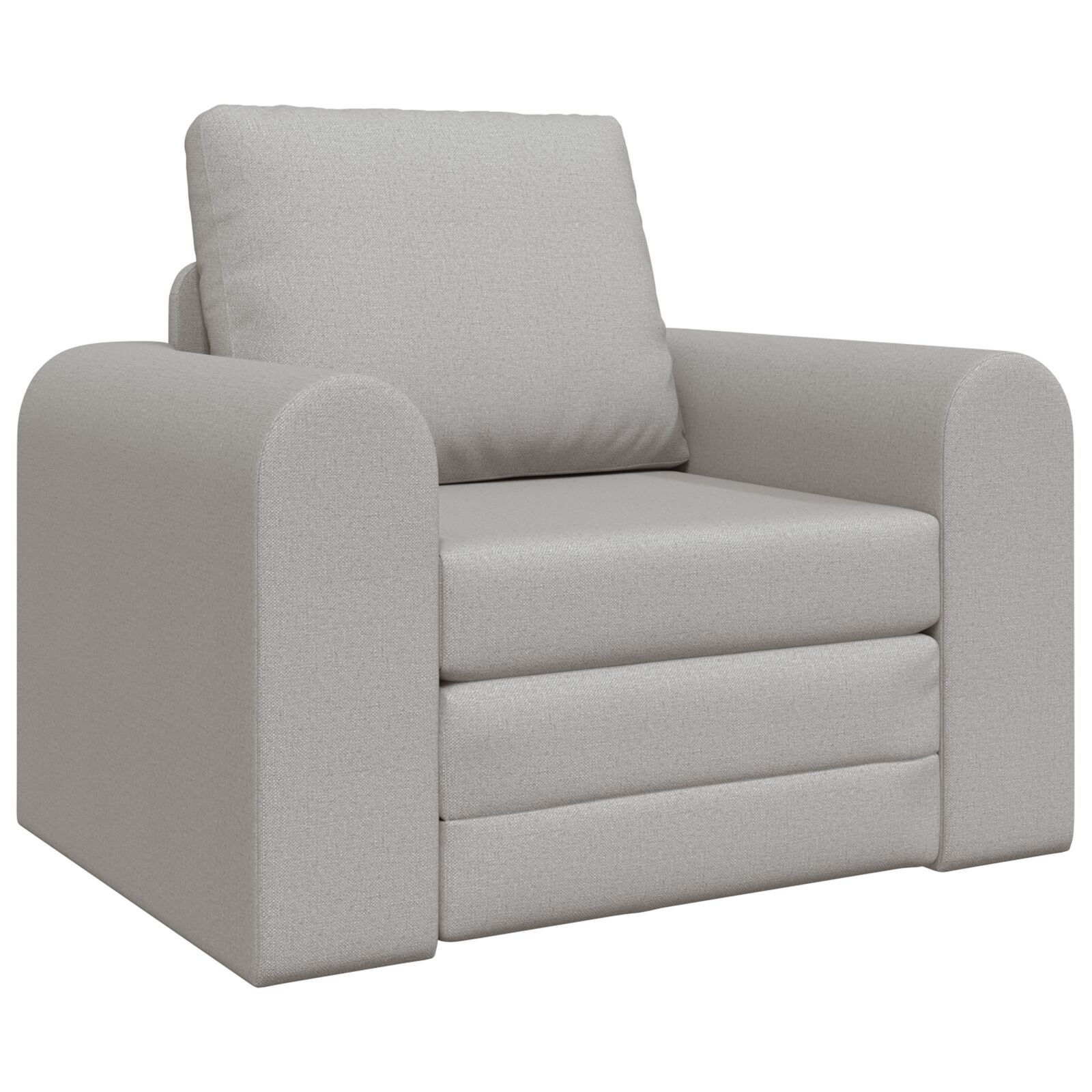 Padlós sofa ágy 2 az 1-ben felhőszürke 98x71x83 cm textil Padlós sofa ágy 2 az 1-ben felhőszürke 98x71x83 cm textil